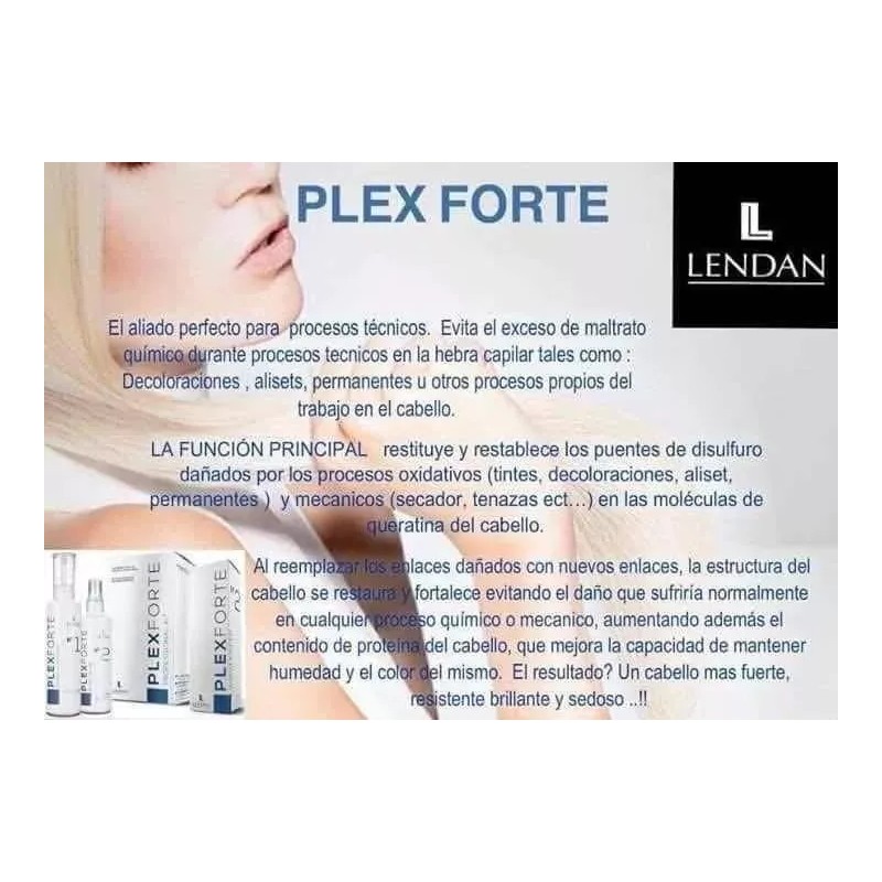 Lendan Plexforte No 2 Bond Filler Tratamiento 200ml 3pzs