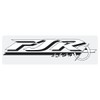 Reflective Yamaha FJR1300 Logo Decal (White w/Black Print)