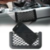 BSBSDJB 2pcs Car Interior Body Edge Black Elastic Net Storage
