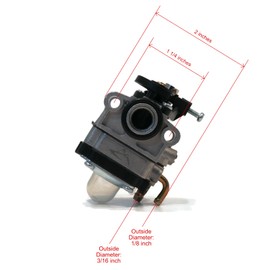 The ROP Shop Carburetor & Gasket for Shindaiwa & Echo A021002190, 20016-81020, 20016-81021