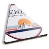 1 x Triangle Coaster - Retro St Moritz Ski Cool