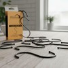 30 Pack Black S Hooks for Hanging Plants, Metal Hooks