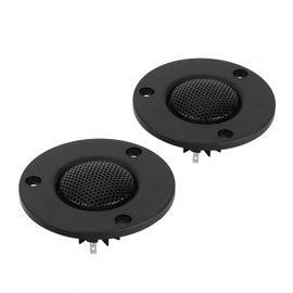 2pcs tweeter speaker + 2Pcs Dome Tweeter Speaker 25-core 60W B7 Pure Silk Film Diaphragm Treble Loudspeaker Horn F0 KHz to 28 Magnet N40 with Radiatorsfor tweeterwoofer 10 cmdome silk ebtools dome tre