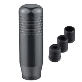 Padaodao Aluminum Alloy Gear Stick Knob Shift Grip Head Lever Shifter Handle fit Most Automatic Manual Vehicles SUV Trucks, Titanium