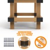 Heavy Duty Workbench Bracket Kit – Set of 8 Steel
