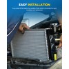 PHILTOP CU13201 Engine Coolant Aluminum Radiator for 2011-2013,2019 Fiesta 2014-2016
