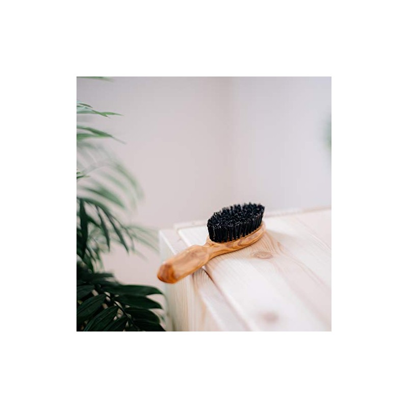 Croll & Denecke 20267 Oval Olive Wood Hairbrush,