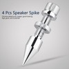 4 Pcs Speaker Spike Isolation Spikes Stand Foot HiFi Speaker