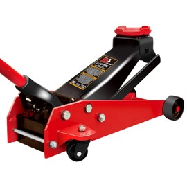 BIG RED T82751-1 Torin Hydraulic Floor Jack Pro Series with Single Quick Lift Piston Pump, 2.75 Ton (5,500 lbs.) Capacity, Red