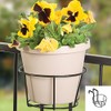 Panacea 89049 Ring Over The Deck Adjustable Flower Pot Holder,