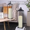 TECHLONG 10" x 4" Large Flameless Candles with Remote Timer,