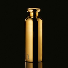 Guzzini - On The Go, Energy Thermos Flask, Stainless Steel, Gold, Diameter 7.3 x Height 21.2 cm, 500 cc - 11670017