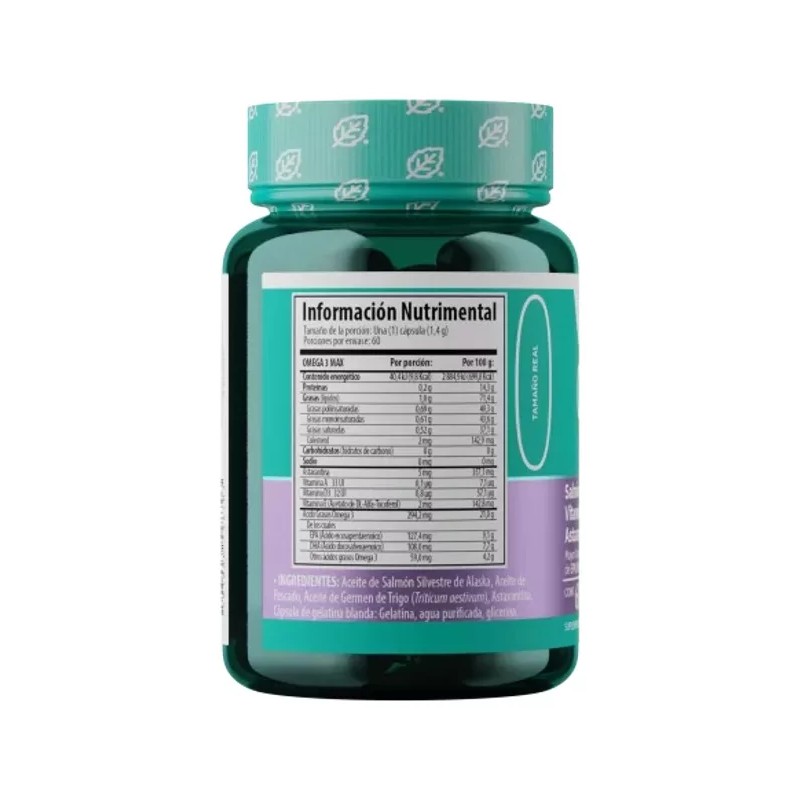 Solanum Omega 3 Max Salmón 60 Cápsulas