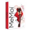 LoveMoi Women's Queen Of Hearts Backseam 20 Denier Sheer Thigh