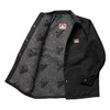 BEN DAVIS Men's Original Style Jacket, with Front Snap (Black,