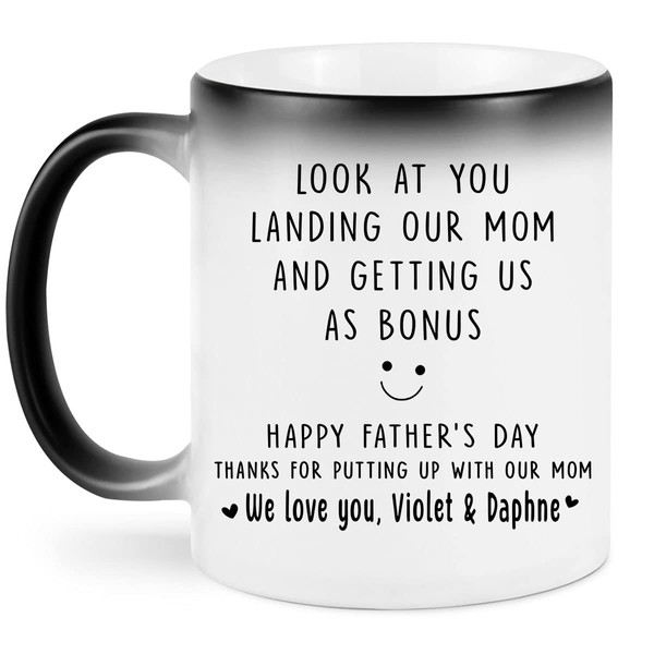 C53097O Personalized Step-Dad Look at You Landing Our Mom And