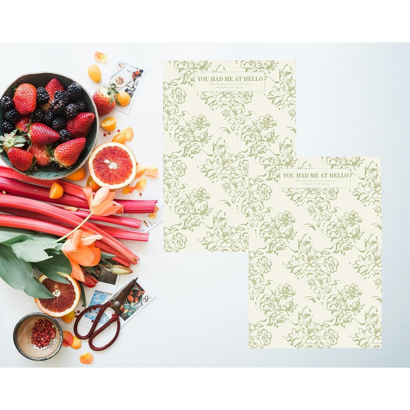 DWUENT Scented Drawler Liners - 10 Sheets Fragrant Kraft Paper