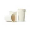 SUL Disposable Paper Cups, 200ml, White, Hot and Cold Drinks,