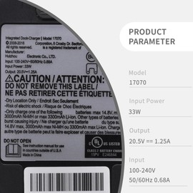 Charging Base, Charger Dock, Docking Station, for Roomba Charger, for iRobot Roomba 500 600 700 800 900 510 530 536 650 654 660 770 790 870 880 980 i7 i8 i6 i4 i3 i1 ADF-N1 17064 4452369 17170