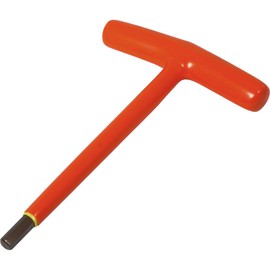 Gray Tools 5/16-Inch S2 T-Handle Hex Key, 1000V Insulated