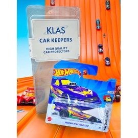 Hot Wheels Mustang NHRA Funny Car (Purple) 5/10 HW Drag Strip - 2023-140/250(Short Card) - COMES IN A KLAS CAR KEEPER PROTECTIVE COLLECTORS CASE - HKH30