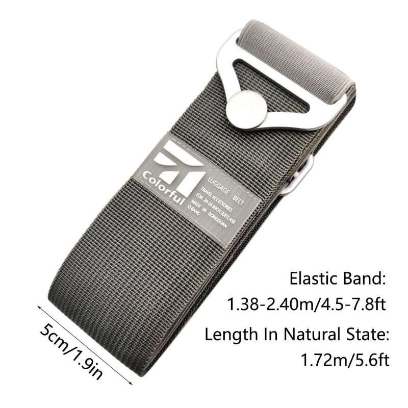 Luggage Straps for Suitcases, Adjustable Suitcase Belt Elastic Backpack Straps