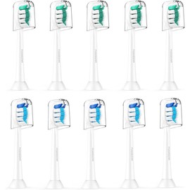Replacement brush Heads for  are Electric Brush Head 10 Pack White