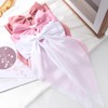 Hair Bows for Women 6Pcs Pink White Royal Blue Gray