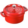 Lacor Cast Aluminum Red Casserole D.14 Cms, One Size