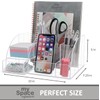 My Space Organizers Clear Acrylic Desk Oganizer, 9 Compartments, Office