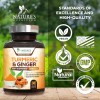Turmeric Y Ginger Con Bioperina 1950mg Cúrcuma 240 Caps.