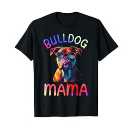 American Bulldog Mom Mama Pop Art American Bulldog Lovers Men Women Girls Kids T-Shirt
