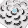 DYSILK Mink Eyelashes Strip Lashes - D Curl Lashes 10