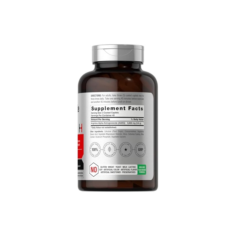 Horbäach Óxido Nítrico Max 3600 mg – 120 Cápsulas con