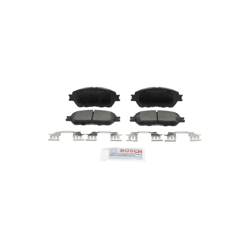 BOSCH BE906H Blue Ceramic Disc Brake Pad Set With Hardware