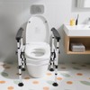 FiueStur Adjustable Toilet Safety Rails for Elderly Sturdy Support Frame