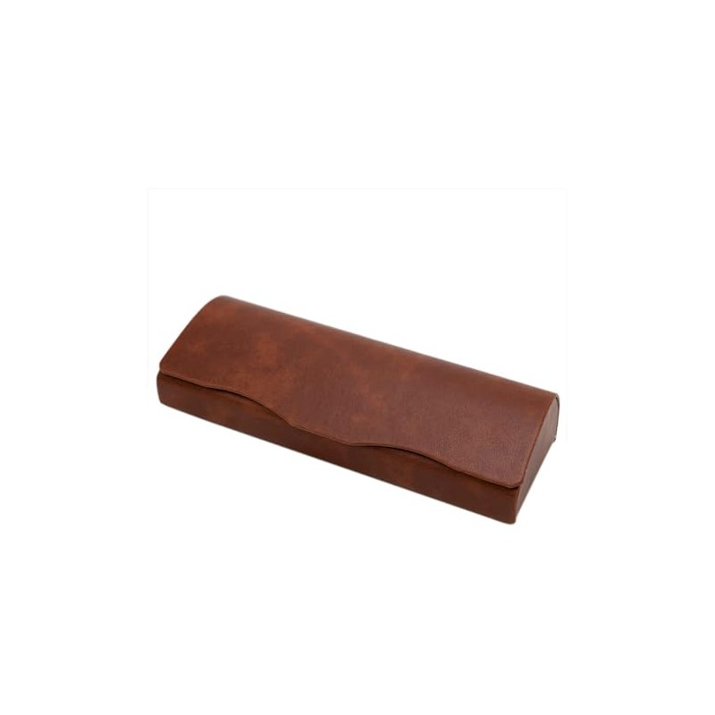 テーシーケース メガネケース おしゃれ レザー 革製 セミハード ケース マグネット式 スチール ポリウレタン