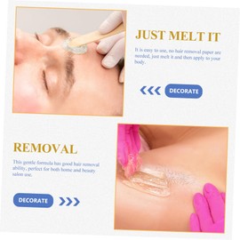 Beavorty Hair Removal Wax Beads Set 500g Pearls Hard Wax Safe Waxing Beads for Beauty Salons No Resin Low Melting Point