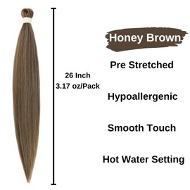 Ash Brown Blonde Braiding Hair 4/27/613 Boho Hair for Braiding