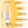 Ganiude E12 Dusk to Dawn Light Bulbs Outdoor, C35 B11