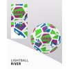 JAKO Lightball River, White/Neon Green/Pink, 4 (350 g)