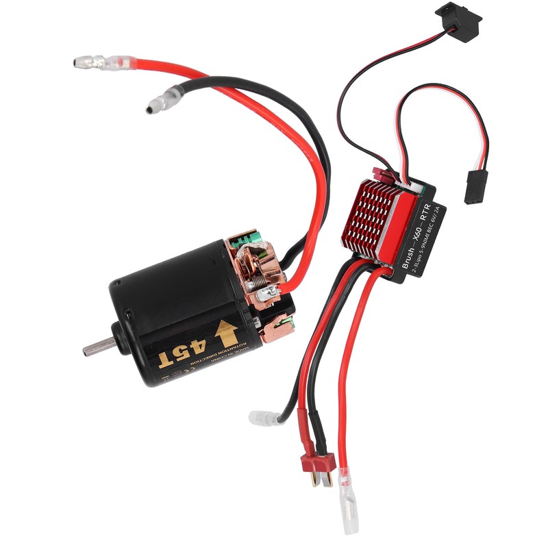 540 Brushed Motor 360A ESC with T Plug Accessory Fit