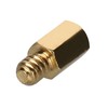 HanTof 6-32 Brass Motherboard Standoffs,ATX Case Standoffs, ATX Standoff for