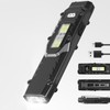 Kiavox Flat Flashlight Rechargeable, Super Bright EDC Tactical Flashlights with