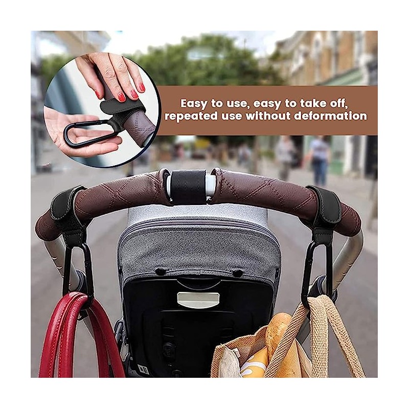 2X Buggy Clips by XOLY - Heavy Duty Universal Nonslip