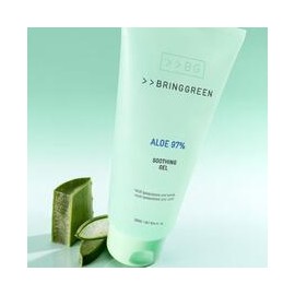 BRING GREEN Aloe 97% /Pink Aloe 96% Soothing Gel 300ml*2ea, Type:Aloe 97%+Pink Aloe 96%