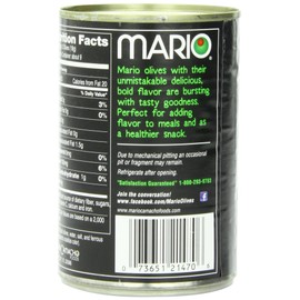 Mario Camacho Foods Black Olives, Jumbo Pitted, 5.75 Ounce (Pack of 12)