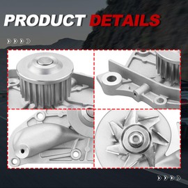 UNITHUB Engine Water Pump Automotive w/Gasket 42240 170-1770 Compatible for Toyota Camry RAV4 Solara Celica MR2 2.0L 2.2L 1987-2001