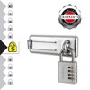 Master Lock 7640704EURD 115mm Hasp and 40mm 4 Digit Resettable