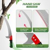 Walensee Pole Saws for Tree Trimming,7.2-27FT Extendable Tree Pruner,Manual Branch